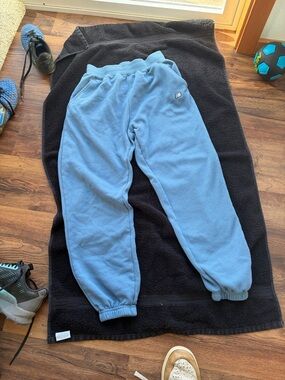 New Balance Light Blue Kids Fleece Joggers